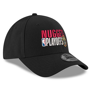 Men's New Era Black Denver Nuggets 2024 NBA Playoffs 9FORTY Adjustable Hat