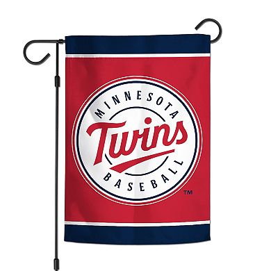 WinCraft Minnesota Twins 12'' x 18'' Double-Sided Garden Flag