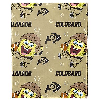 The Northwest Group Colorado Buffaloes Spongebob Squarepants Hugger Blanket