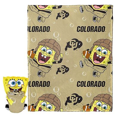 The Northwest Group Colorado Buffaloes Spongebob Squarepants Hugger Blanket