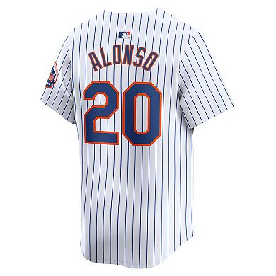 Youth Nike Pete Alonso White New York Mets Home Limited Player Jersey