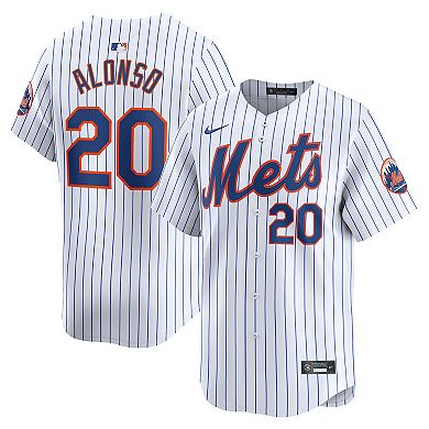 Youth Nike Pete Alonso White New York Mets Home Limited Player Jersey