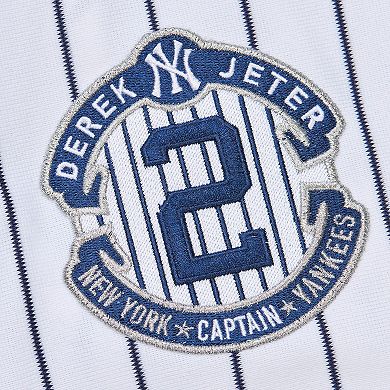 Men's Mitchell & Ness Ichiro Suzuki White New York Yankees 2014 Cooperstown Collection Authentic Throwback Jersey