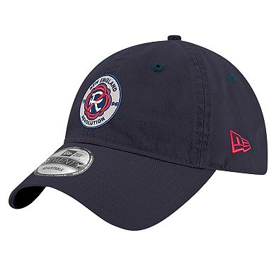 Men's New Era  Navy New England Revolution Jersey Hook 9TWENTY Adjustable Hat