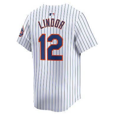 Youth Nike Francisco Lindor White New York Mets Home Limited Player Jersey