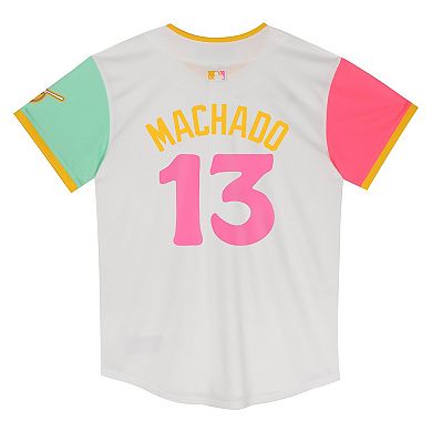 Preschool Nike Manny Machado White San Diego Padres City Connect Limited Player Jersey