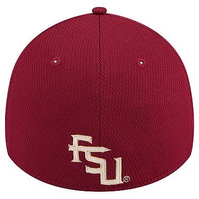 Men's New Era Garnet Florida State Seminoles Active Slash Sides 39THIRTY Flex Hat