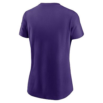 Women's Nike Purple Minnesota Vikings Primary Logo T-Shirt