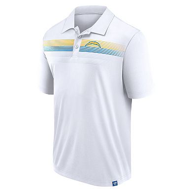 Men's Fanatics Branded White Los Angeles Chargers Big & Tall Sublimated Polo