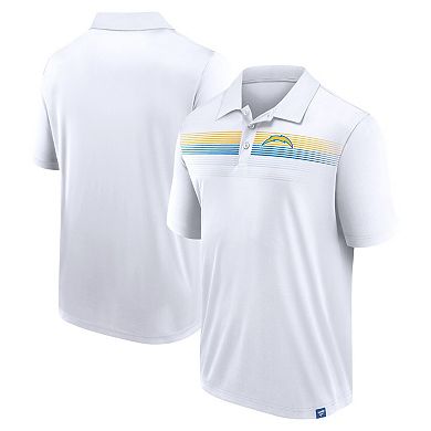 Men's Fanatics Branded White Los Angeles Chargers Big & Tall Sublimated Polo