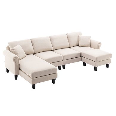 F.C Design Sectional Accent Sofa for Living Room with Stylish Design