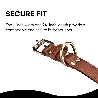 Adjustable Leather Heavy Duty Dog Collar For All Breed