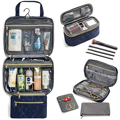 Ms. Jetsetter Travel Trio With Jewelry Case, Makeup Case, And Toiletry Bag  Travel Accessories