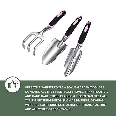 Gardening Kit With Non-slip Rubber Grip