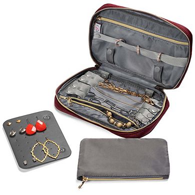 Ms. Jetsetter Travel Trio With Jewelry Case, Makeup Case, And Toiletry Bag  Travel Accessories