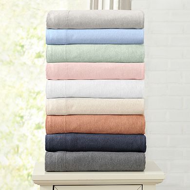 Madelinen® Cotton Blend Heathered Jersey Knit Sheet Set