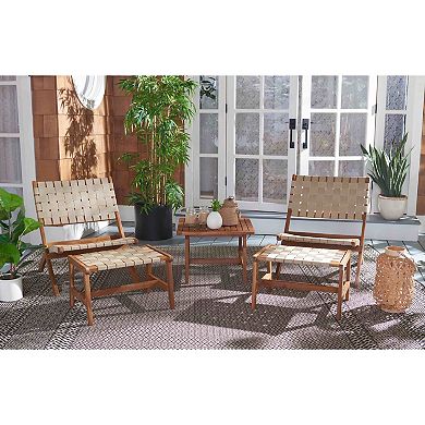 Safavieh Darryl Outdoor 5-pc. Chair, Stool & Table Set