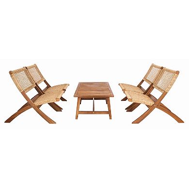Safavieh Blaze Outdoor 6-pc. Coffee Table & Chairs Set