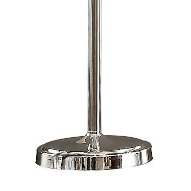 Shine 31 Inch Table Lamp, Chandelier Style, Crystal And Metal, Chrome