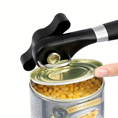 Side Cut Can Opener With Tpr Handle, 8.66x2.36'', Easy And Safe Kitchen Gadget