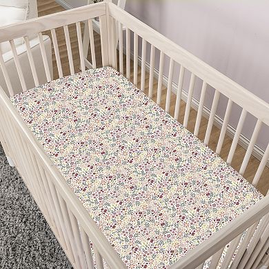 Sammy & Lou Bunny Forest Crib Microfiber Fitted Sheet Set