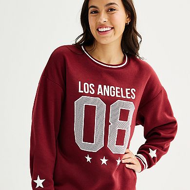 Juniors' Harper & Ivy Los Angeles Crewneck Sweatshirt