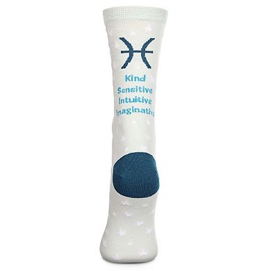 Pisces Zodiac Sign Crew Sock