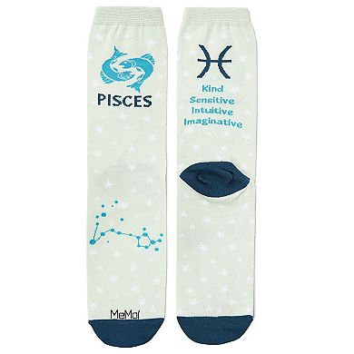 Pisces Zodiac Sign Crew Sock