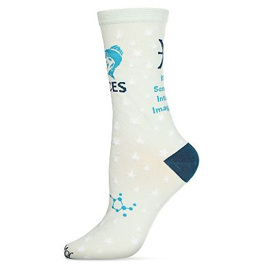 Pisces Zodiac Sign Crew Sock