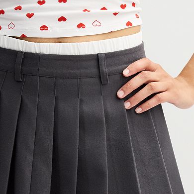 Juniors' Harper & Ivy Short Pleated Skirt