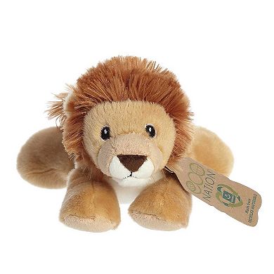 Aurora Small Brown Eco Nation Eco Softies 8" Lion Eco-friendly Stuffed Animal