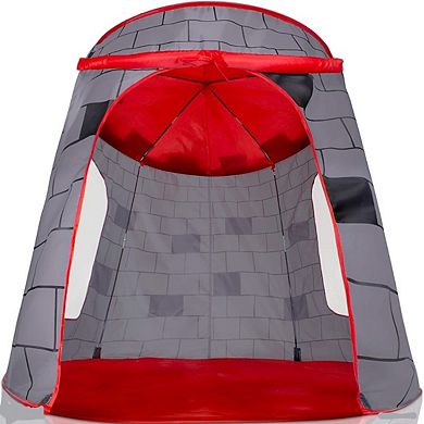 Kids Play Tent Knight Castle - Portable Kids Tent - Kids Pop Up Tent Foldable Into Carrying Bag