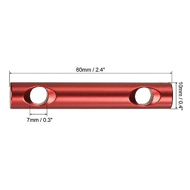 2.4" 2 Hole Aluminum Camping Tent Rope Adjusters Cord Tensioners 8 Pack