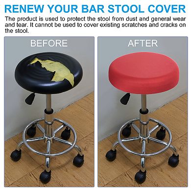 11" Bar Stool Cover 2 Pack Stool Cushion Cover 11"-16" Chair