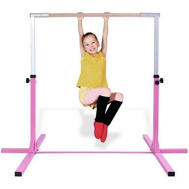 Gymnastics Junior Adjustable Steel Horizontal Training Bar