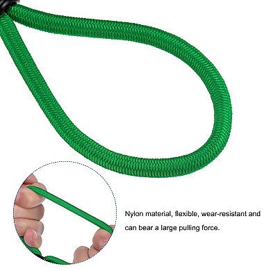6 Inch Elastic Cords With Hook Fixed Straps For Camping Tent Canopy 5 Pack