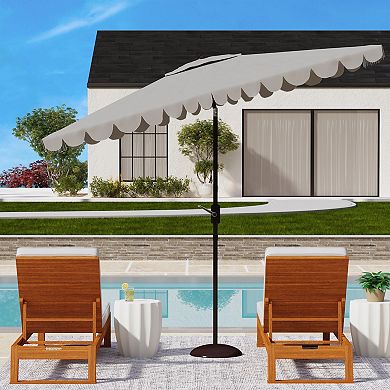 Safavieh Venice 10-ft. Rect Crank Umbrella