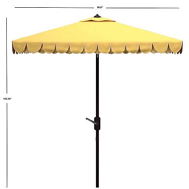 Safavieh Elegant Valance 7.5-ft. Square Umbrella