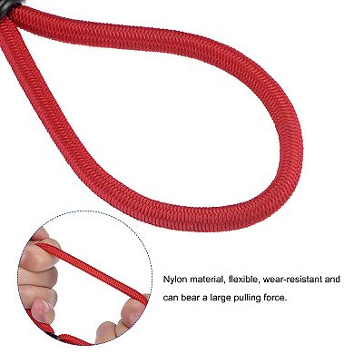 6 Inch Elastic Cords With Hook Fixed Straps For Camping Tent Canopy 10 Pack