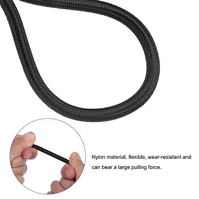 8 Inch Buckle Canopy Fix Elastic Rope With Hooks 6 Pack