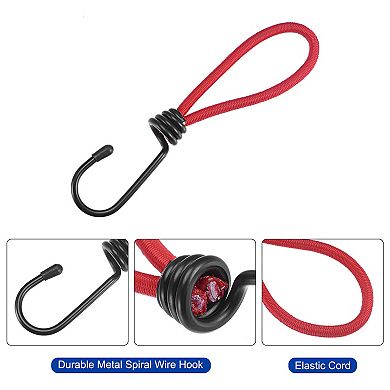 6 Inch Elastic Cord With Hook Fixed Strap For Camping Tent Canopy