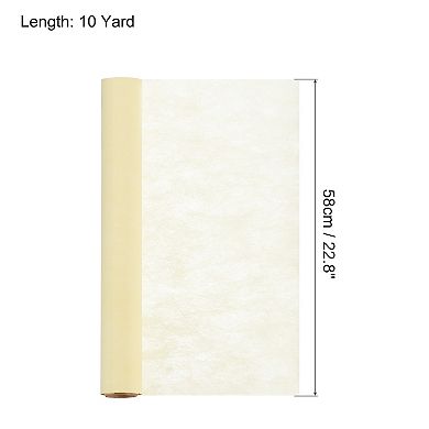 30ft Flower Wrapping Paper Bouquet Waterproof Packaging Cotton, Light Yellow
