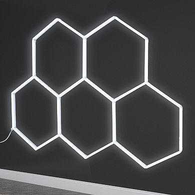 Hexagon Led Garage Light, Durable & Energy-saving, Stylish Illumination