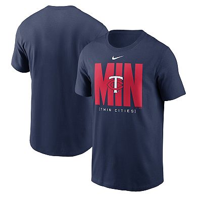 Men's Nike Navy Minnesota Twins Scoreboard T-Shirt