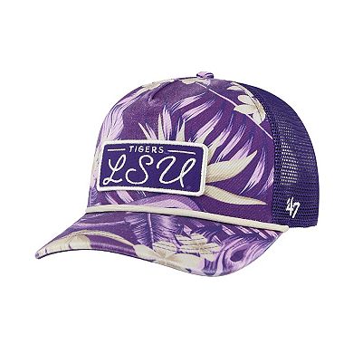 Men's '47 Purple LSU Tigers Tropicalia Hitch Adjustable Hat