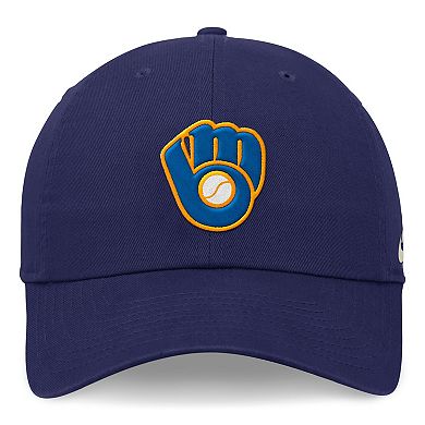 Men's Nike Royal Milwaukee Brewers Rewind Cooperstown Collection Club Adjustable Hat