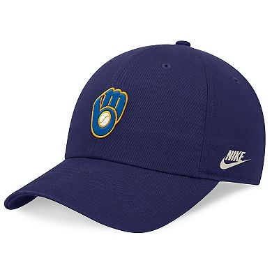 Men's Nike Royal Milwaukee Brewers Rewind Cooperstown Collection Club Adjustable Hat