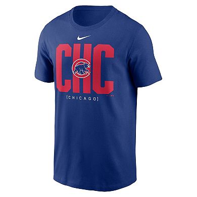 Men's Nike Royal Chicago Cubs Scoreboard T-Shirt
