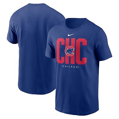 Men's Nike Royal Chicago Cubs Scoreboard T-Shirt