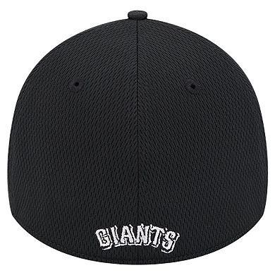 Men's New Era Black San Francisco Giants Active Dash Mark 39THIRTY Flex Hat